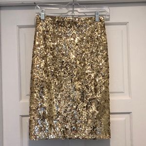 Alice + Olivia Ramos Sequin Pencil Skirt (NWT)